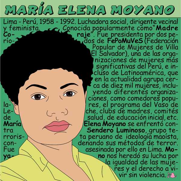 Cuadro sobre. Maria Elena Moyano de la artista. María María Acha de Mexico - pintura